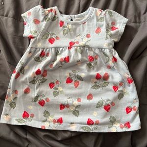 Strawberry print dress
